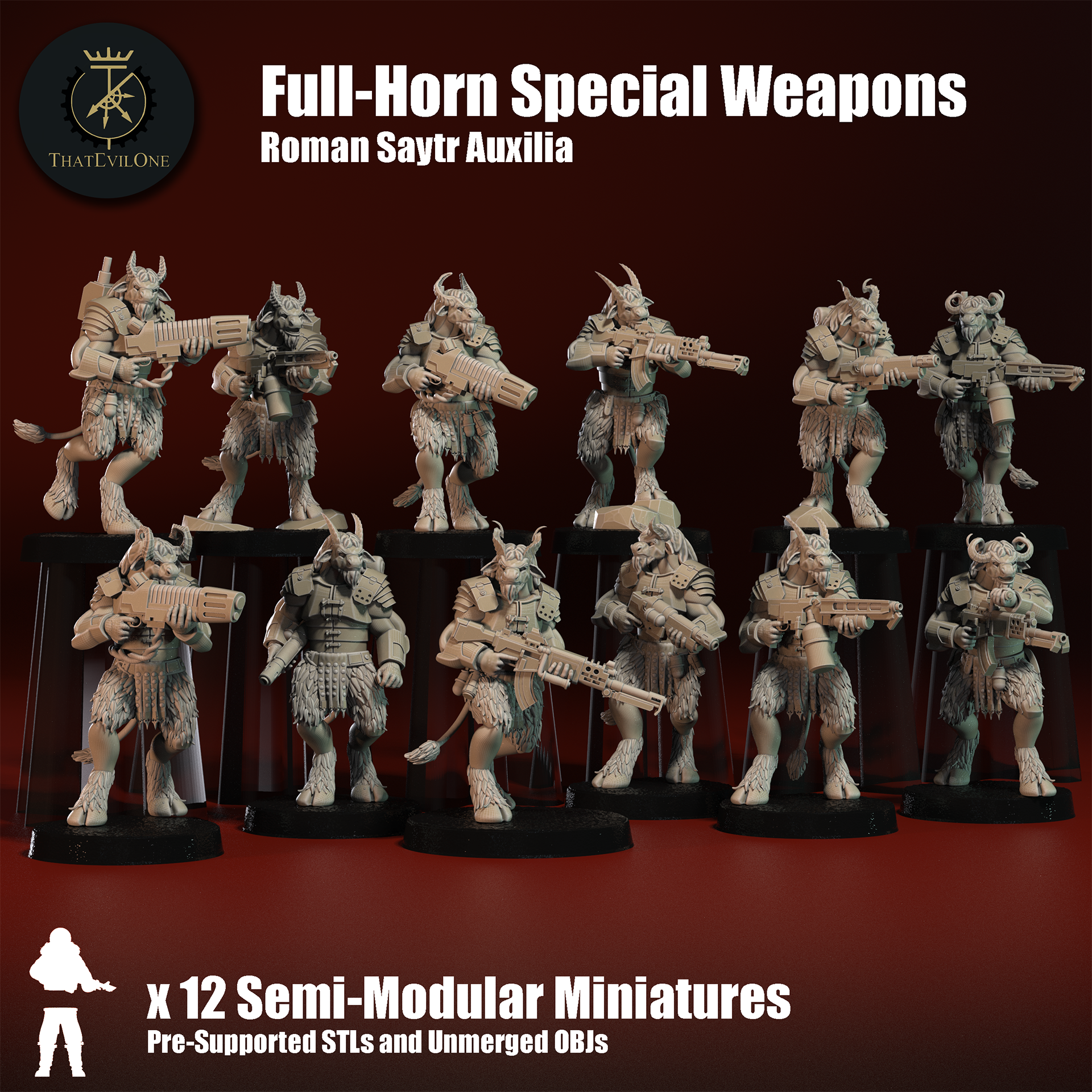 Roman Saytr Full-Horn Special Weapon - Presupported